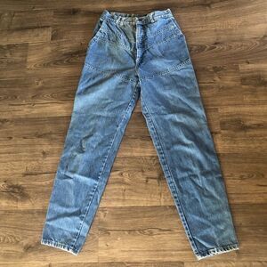 𝅺vintage Ultra High Rise Contour Seamed Mom Jeans size 11/12